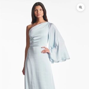 Sachin + Babi One-Shoulder Dress in Soft Blue